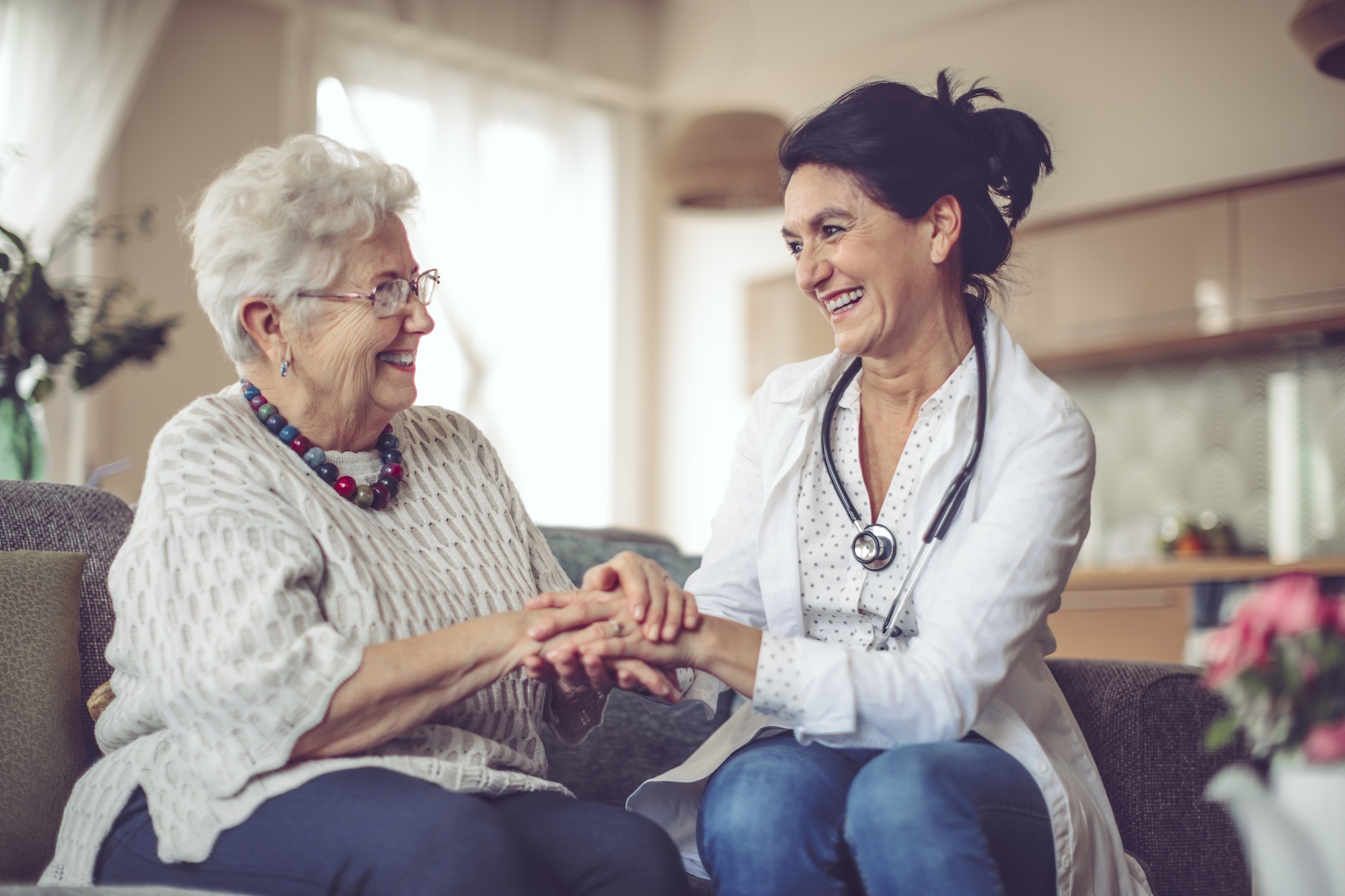 caregiver and patient